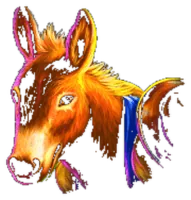 Donkey symbol from the Gold Rush pokie paytable