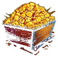 Gold Cart symbol from the Gold Rush pokie paytable