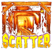 Mine Entrance Scatter symbol from the Gold Rush pokie paytable